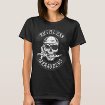Ruthless Marauders Logo S-Sleeve T-Shirt Women 3XL