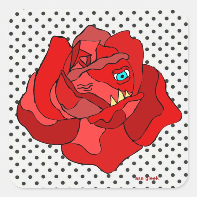 Ruthless Rose Sticker (Front)