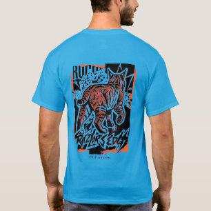 Ruthless Tiger ShirtNeon Grunge Streetwear Graphic T-Shirt