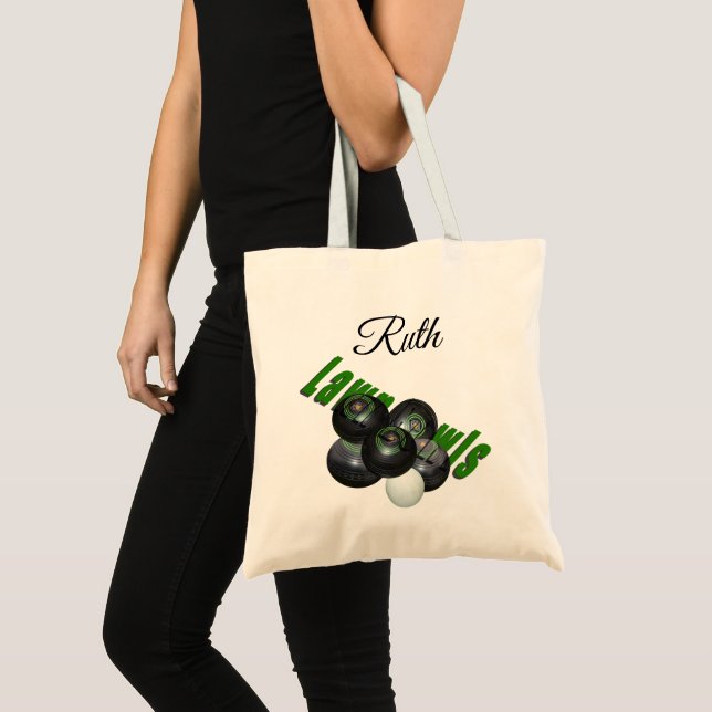 Ruth's Lawn Bowls Tote Bag (Front (Product))