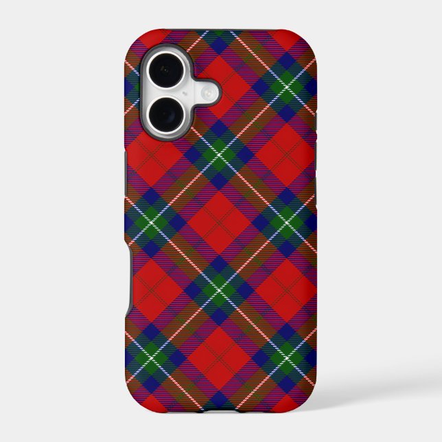 Ruthven tartan red green blue plaid (Back)