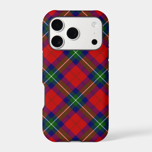 Ruthven tartan red green blue plaid (Back)