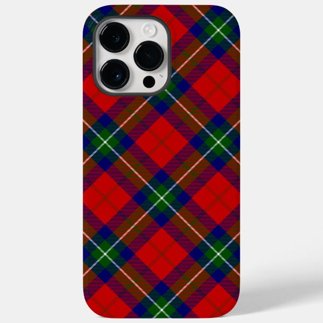 Ruthven tartan red green blue plaid Case-Mate iPhone case (Back)