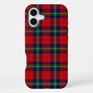 Ruthven tartan red green blue plaid iPhone 16 plus case