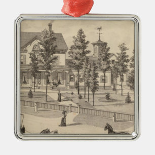 Rutland in Vermont Metal Tree Decoration