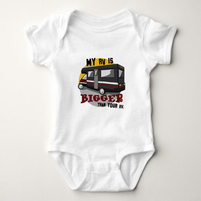 RV Camper Baby Bodysuit (Front)