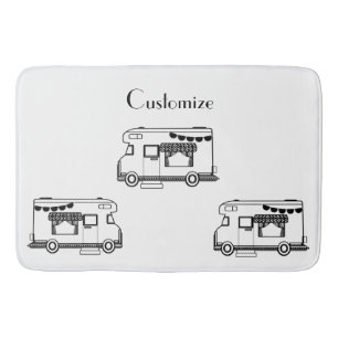RV Camper Caravan Thunder_Cove Bath Mat