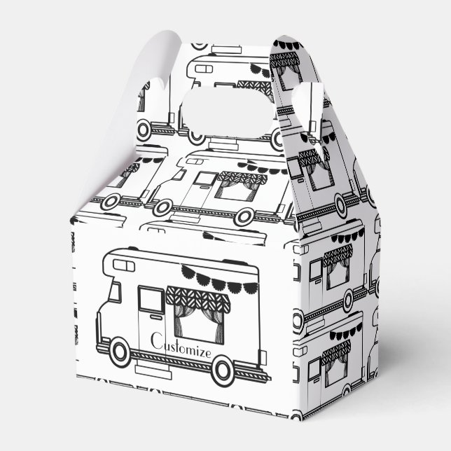 RV Camper Caravan Thunder_Cove Favour Box (Front Side)