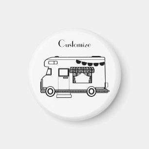 RV Camper Caravan Thunder_Cove   Magnet