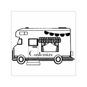 RV Camper Caravan Thunder_Cove Self-inking Stamp