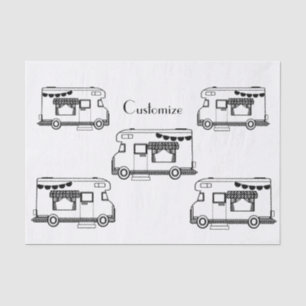 RV Camper Caravan Thunder_Cove Tissue Paper
