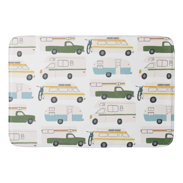 RV Campervan vanlife Motorhome Trailer CUSTOMIZE Bath Mat (Front)