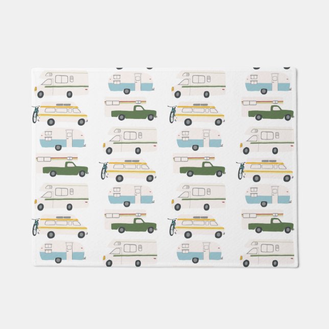 RV Campervan vanlife Motorhome Trailer CUSTOMIZE Doormat (Front)