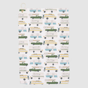 RV Campervan vanlife Motorhome Trailer CUSTOMIZE Golf Towel