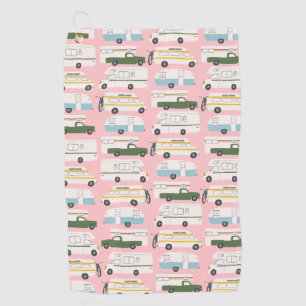 RV Campervan vanlife Motorhome Trailer CUSTOMIZE Golf Towel