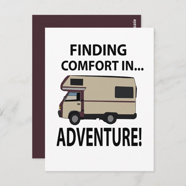 RV Camping Adventure Rving Postcard (Front/Back)