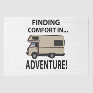RV Camping Adventure Rving Tissue Paper