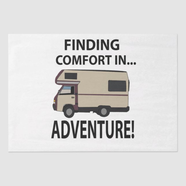 RV Camping Adventure Rving Tissue Paper (Front)
