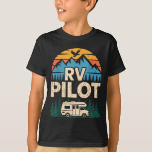 Rv camping camper road trip rv pilot adventure  T-Shirt