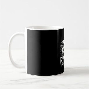 Rv camping camper rv pilot enjoying the journey coffee mug