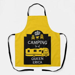 RV Camping Queen USA Apron