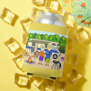 RV Cartoon Can Cooler