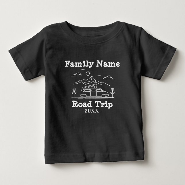RV Custom Family Road Trip T-Shirt (Front)
