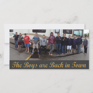 RV Derby Trip Photo Card