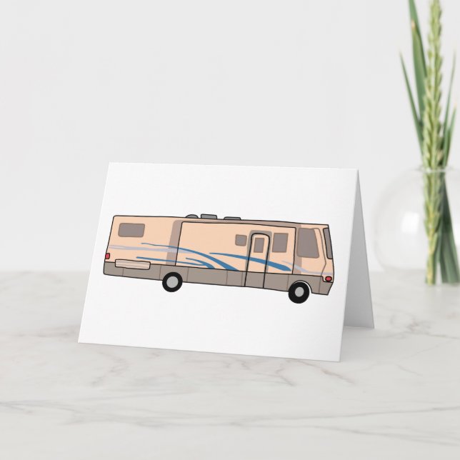 RV Motorhome Card (Front)
