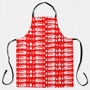 RV Motorhome Christmas Decor Apron