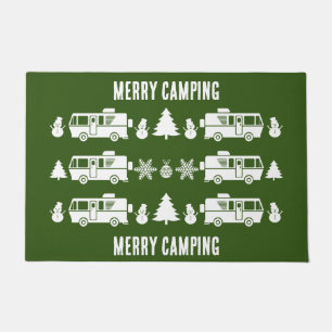 RV Motorhome Christmas Decor Doormat
