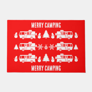 RV Motorhome Christmas Decor Doormat