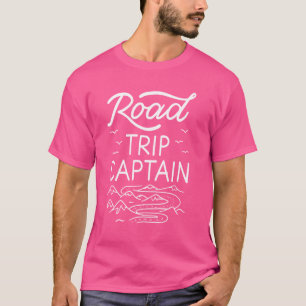 RV Pilot Funny Camper Matching Family Road Trip Ca T-Shirt