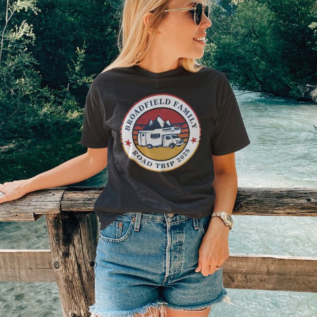 RV Road Trip Mum Matching Family Vacation Campers T-Shirt (Creator Uploaded)