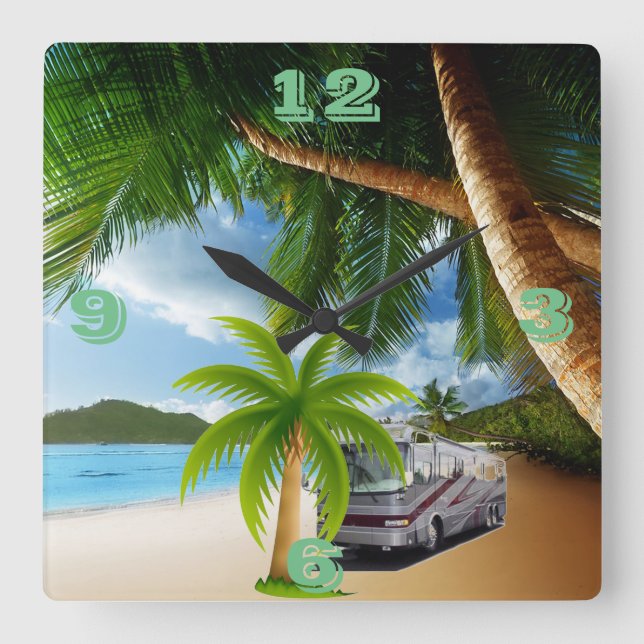 RV TIME Tic Toc Wall Clocks (Front)