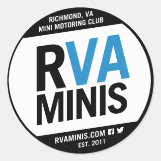 RVA MINIs 3" Sticker