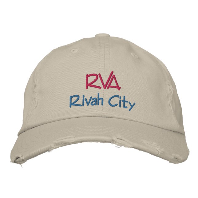 RVA Rivah City Embroidered Hat (Front)