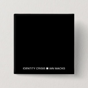 RVE Ian Macks' IDENTITY CRISIS Pin (Black Square)