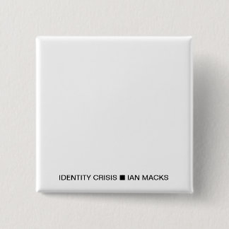 RVE Ian Macks' IDENTITY CRISIS Pin (White Square)