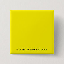 RVE Ian Macks' IDENTITY CRISIS Pin (Yellow Square)