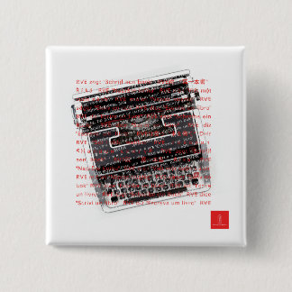 RVE SAYS:  "Write A Book" Square Pin
