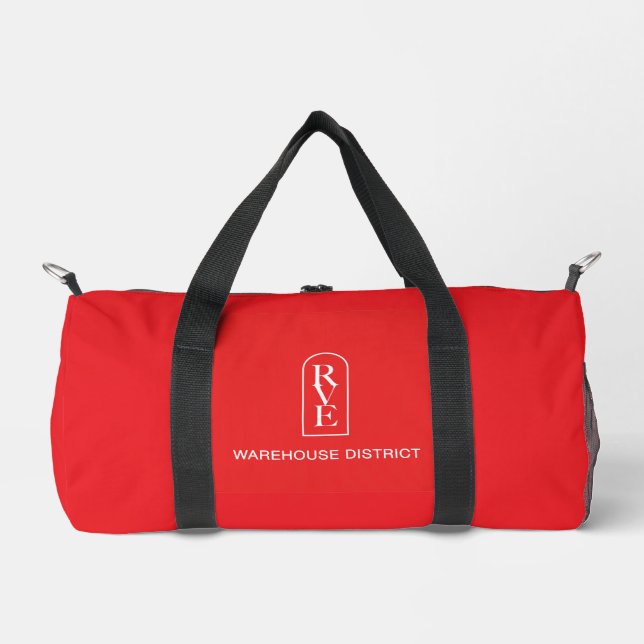 RVE Small Duffel Bag (Red) (Front)