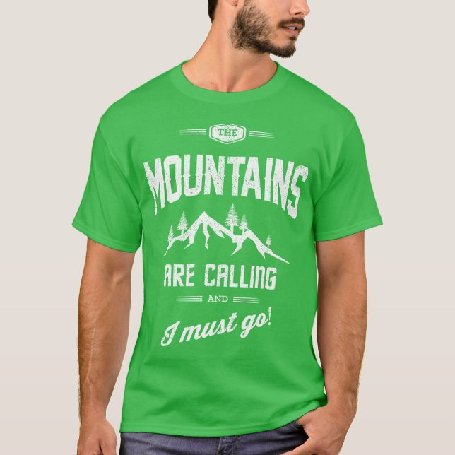 RVing Tee - Mountains Are Calling (Front)