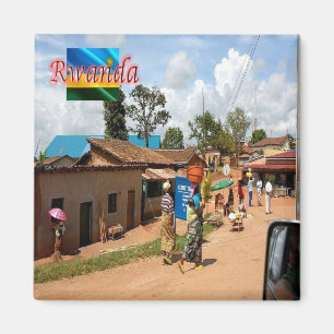RW - Rwanda - Road between Kigali and Butare Magnet