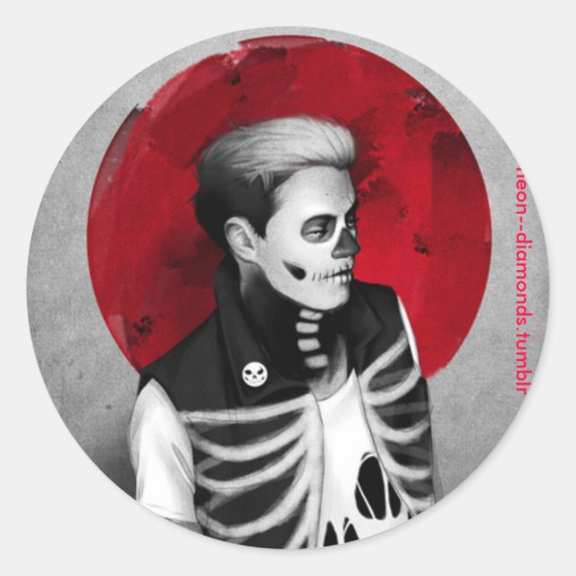 RWAC-N CLASSIC ROUND STICKER (Front)