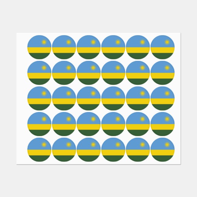 Rwanda flag (Sheet)