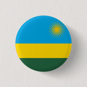 Rwanda Flag 3 Cm Round Badge