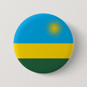 Rwanda Flag 6 Cm Round Badge