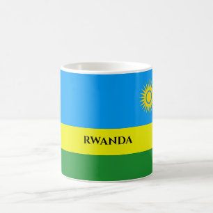 Rwanda Flag Africa Coffee Mug