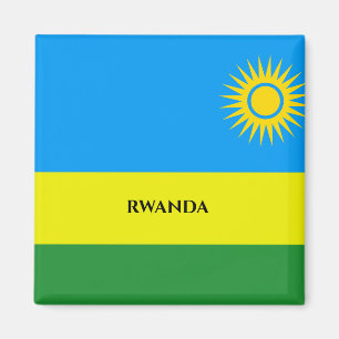 Rwanda Flag Africa Magnet